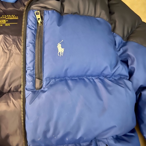 Blue Polo Ralph Lauren Performance Jacket size 10/12 - Picture 4 of 7